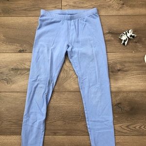 Blue leggings